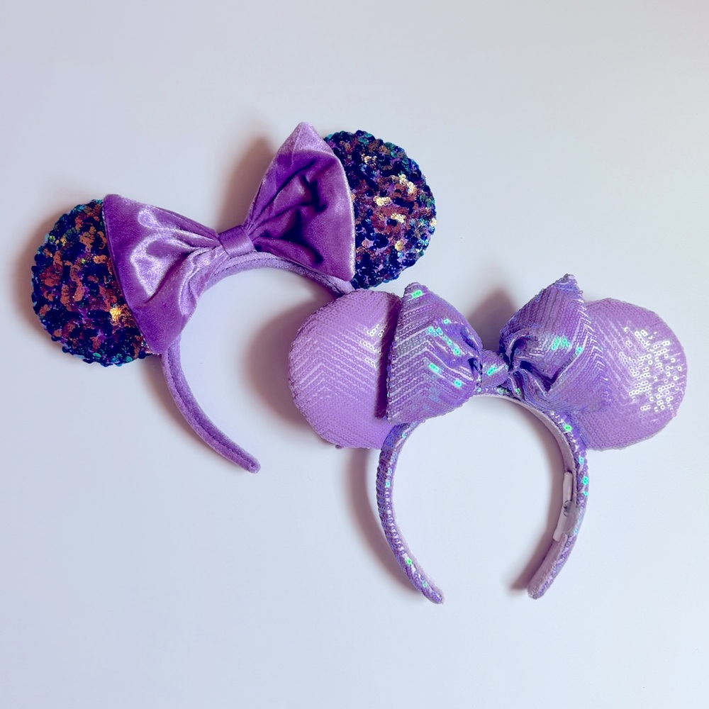 Disney Parks Minnie Ears Purple Bundle